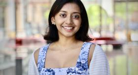 Tarini Thiagarajan poses for a headshot.